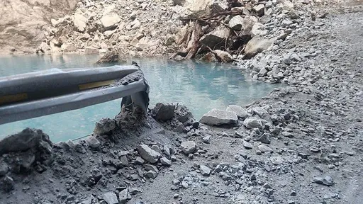 花蓮立霧溪驚見堰塞湖溢流 秀林鄉民有、民樂部落近千居民強制撤離