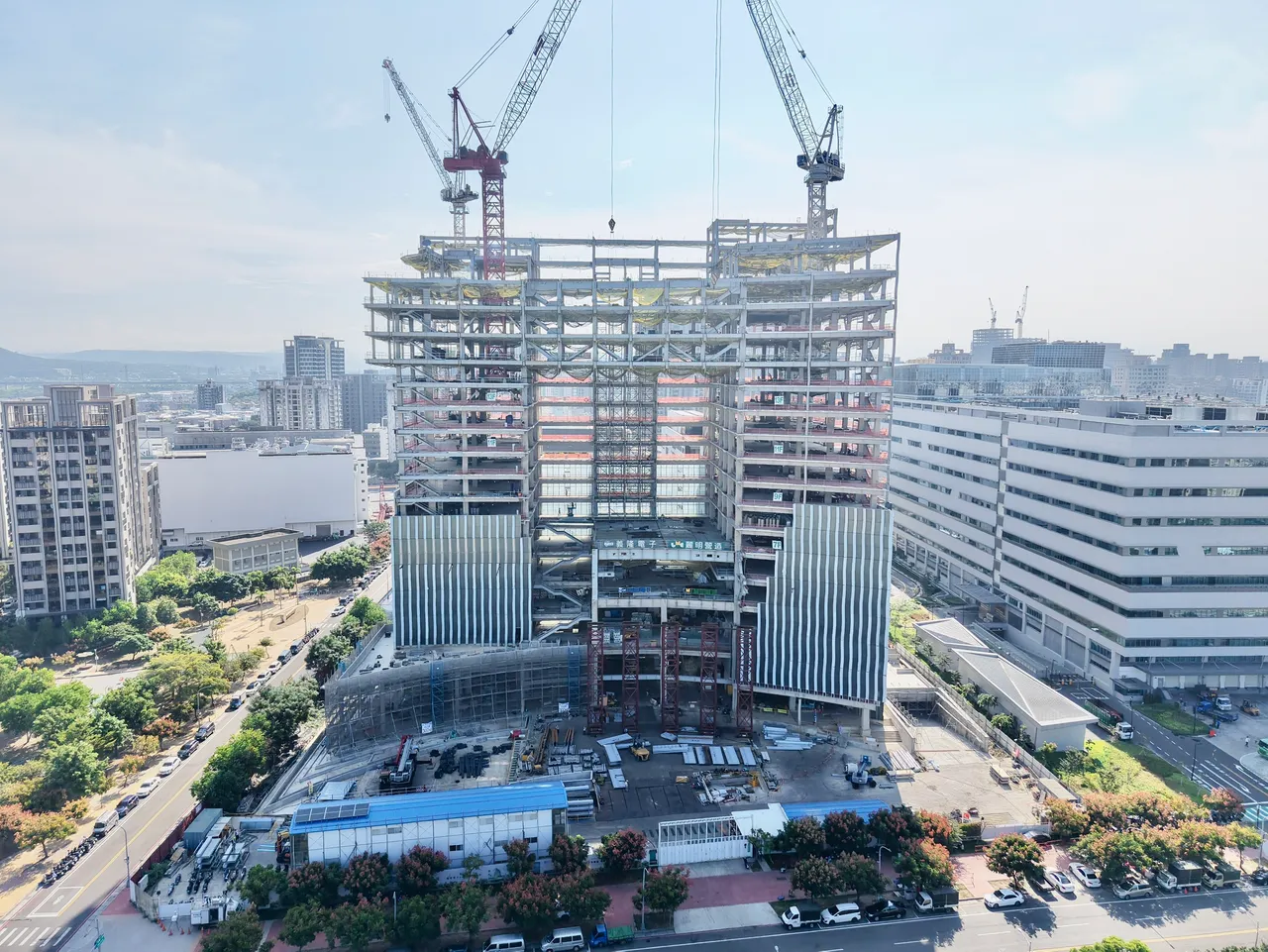 義隆電舉行AI智慧園區總部大樓上樑典禮。公司提供