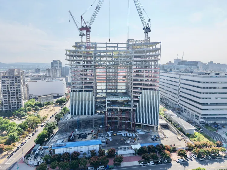 義隆電舉行AI智慧園區總部大樓上樑典禮。公司提供