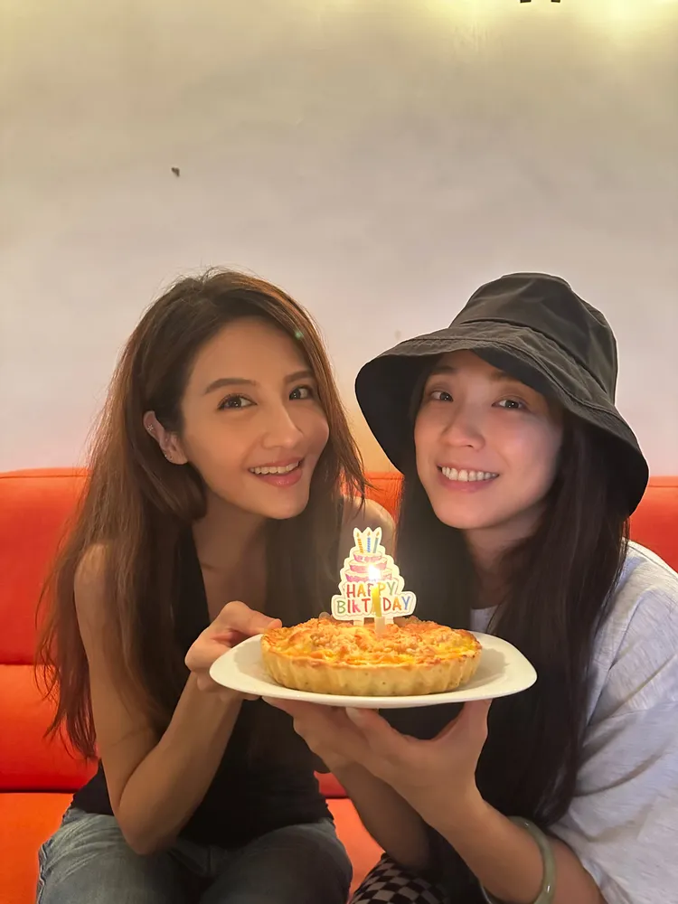 梁舒涵上個月開心慶生。提供