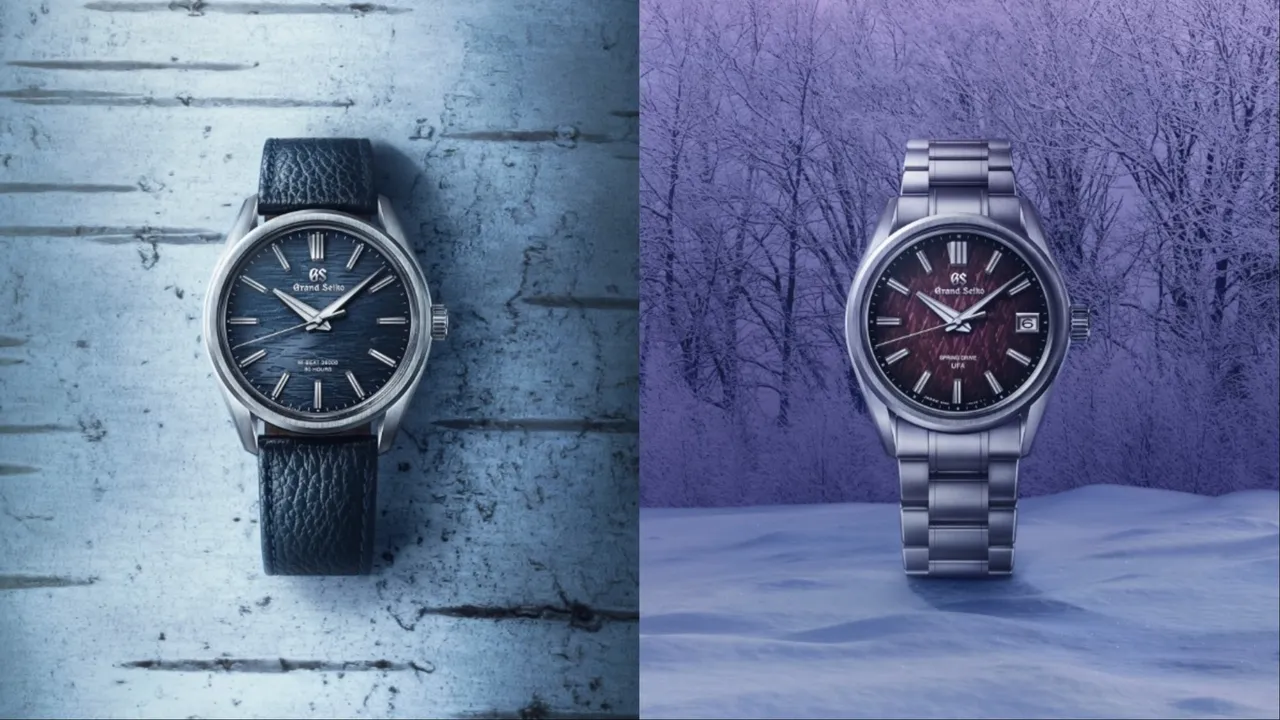 Grand Seiko推出2款秋日新作。品牌提供