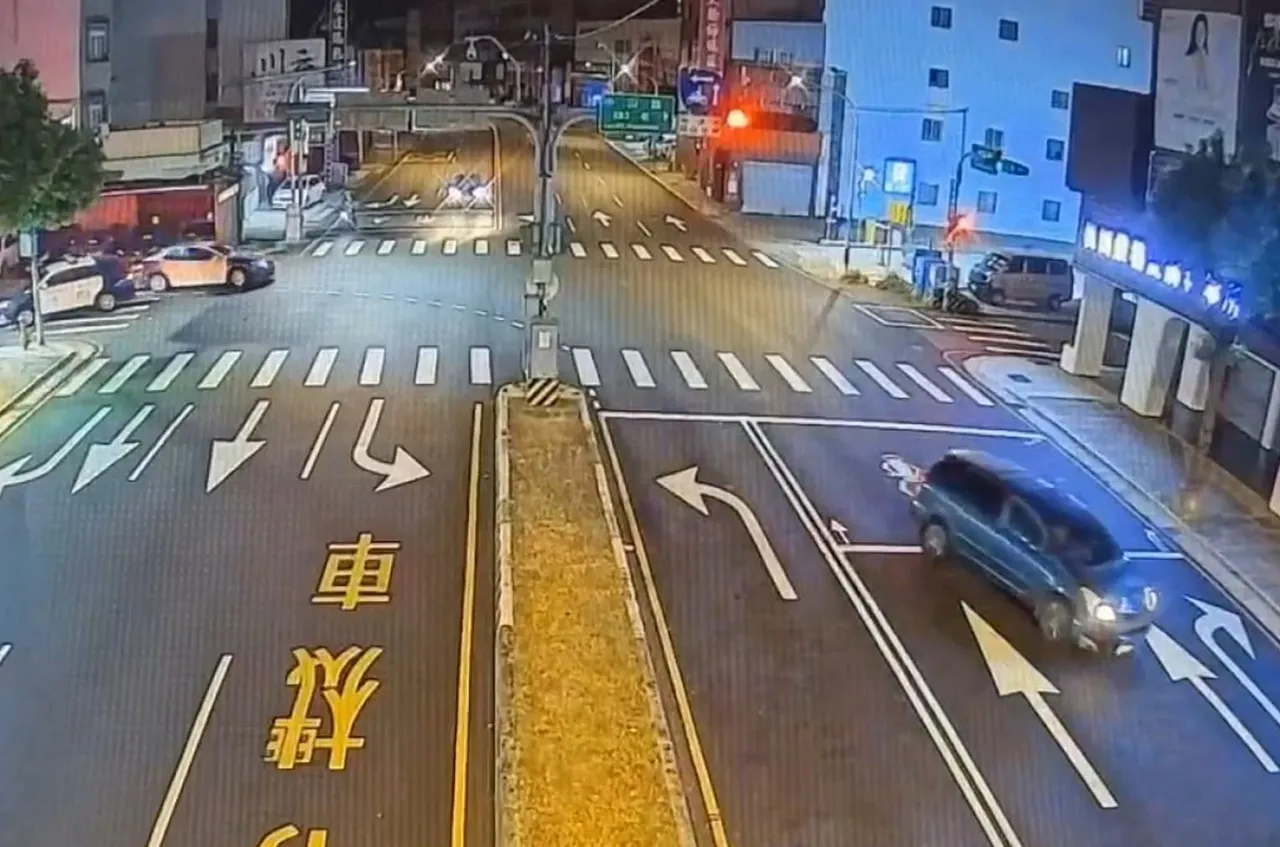 逆向逃窜。桃园警分局提供