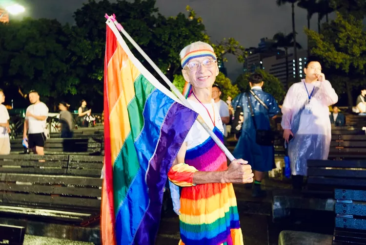 同志運動先驅祁家威。邱筠媜攝