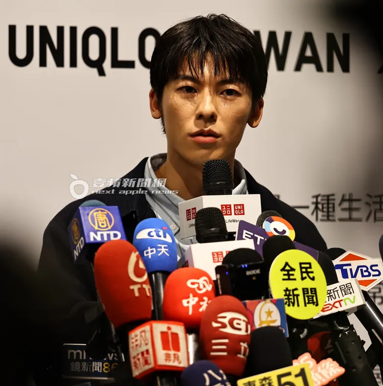 許光漢出席退伍後首個代言品牌UNIQLO活動，成為媒體關注焦點。特勤中心攝