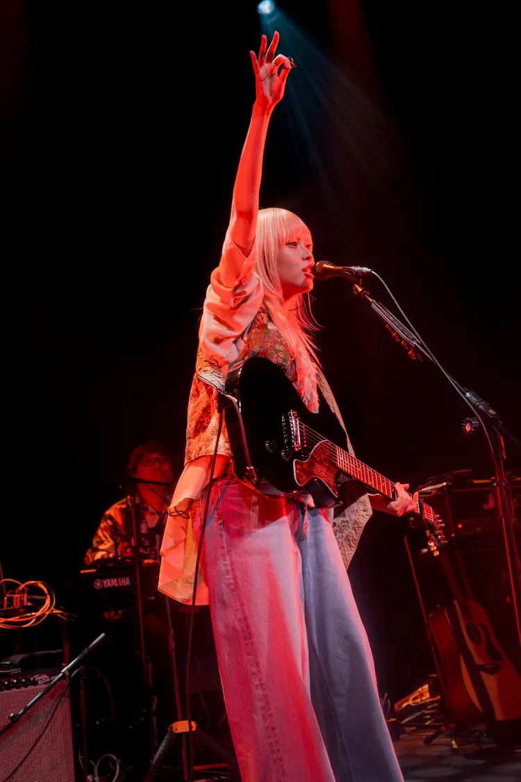 藤川千愛帶來多首動畫歌曲。大鴻藝術提供