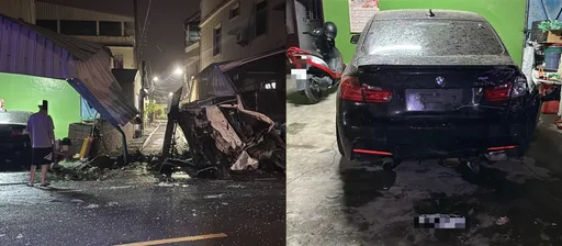 屏东男偷拖板车...竟失控猛撞民宅 下车还想纵火警压制逮捕