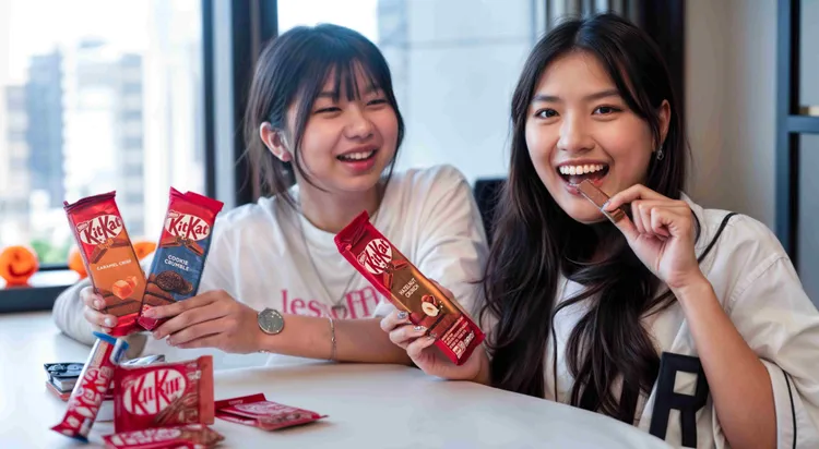 来自杜拜的热销风味!KitKat脆脆系列首度限量登台,同步上市多款KitKat新品,满足巧克力控的多元选择。业者提供