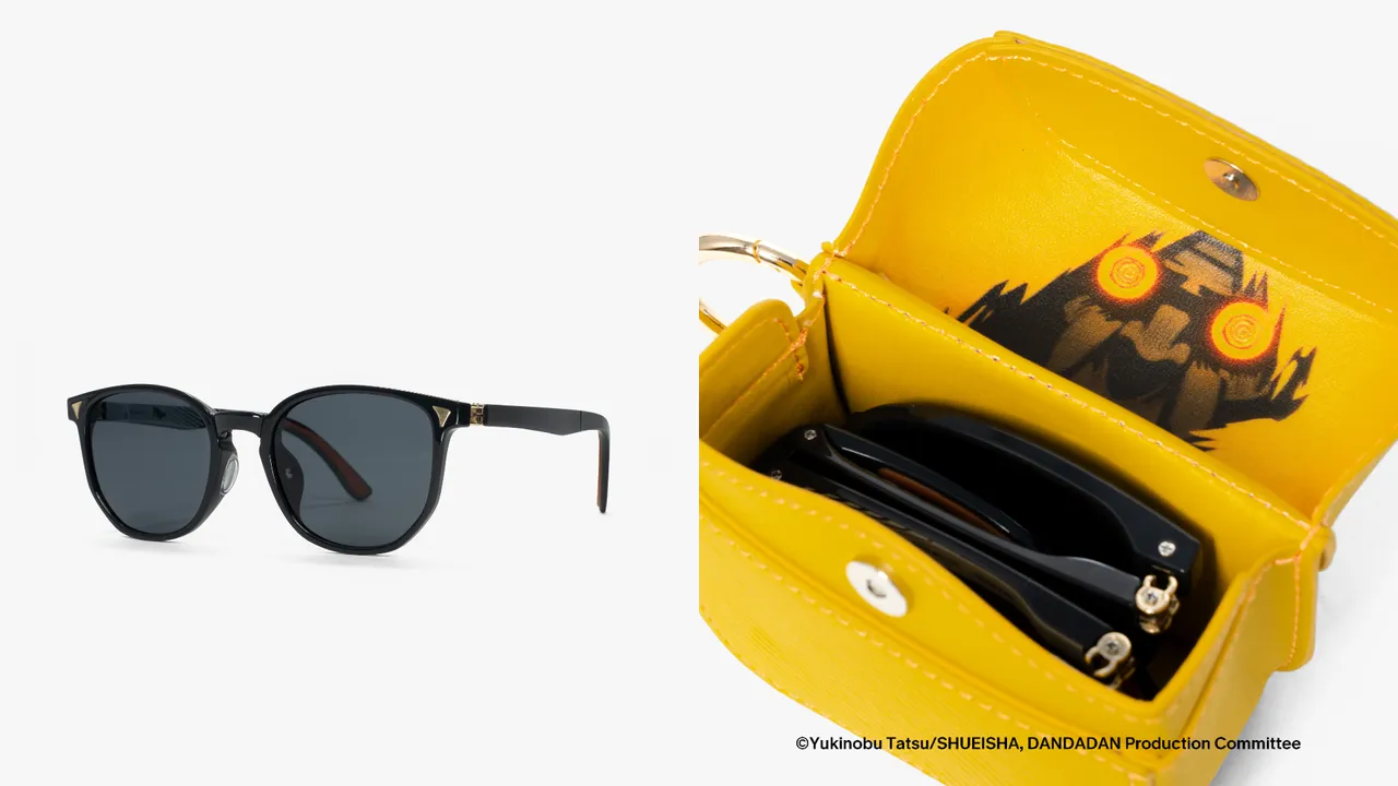 「折叠墨镜系列」每款附有专属折叠墨镜盒。品牌提供