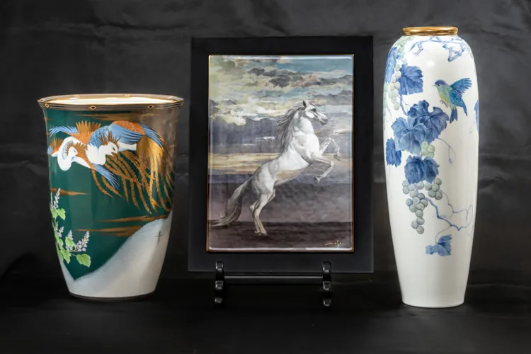 作品融合Sugaki陰影、Tataki輕拍與金下盛三大技法，層疊筆觸與光影，展現立體深度與華麗質感。圖/ 旺代企業提供