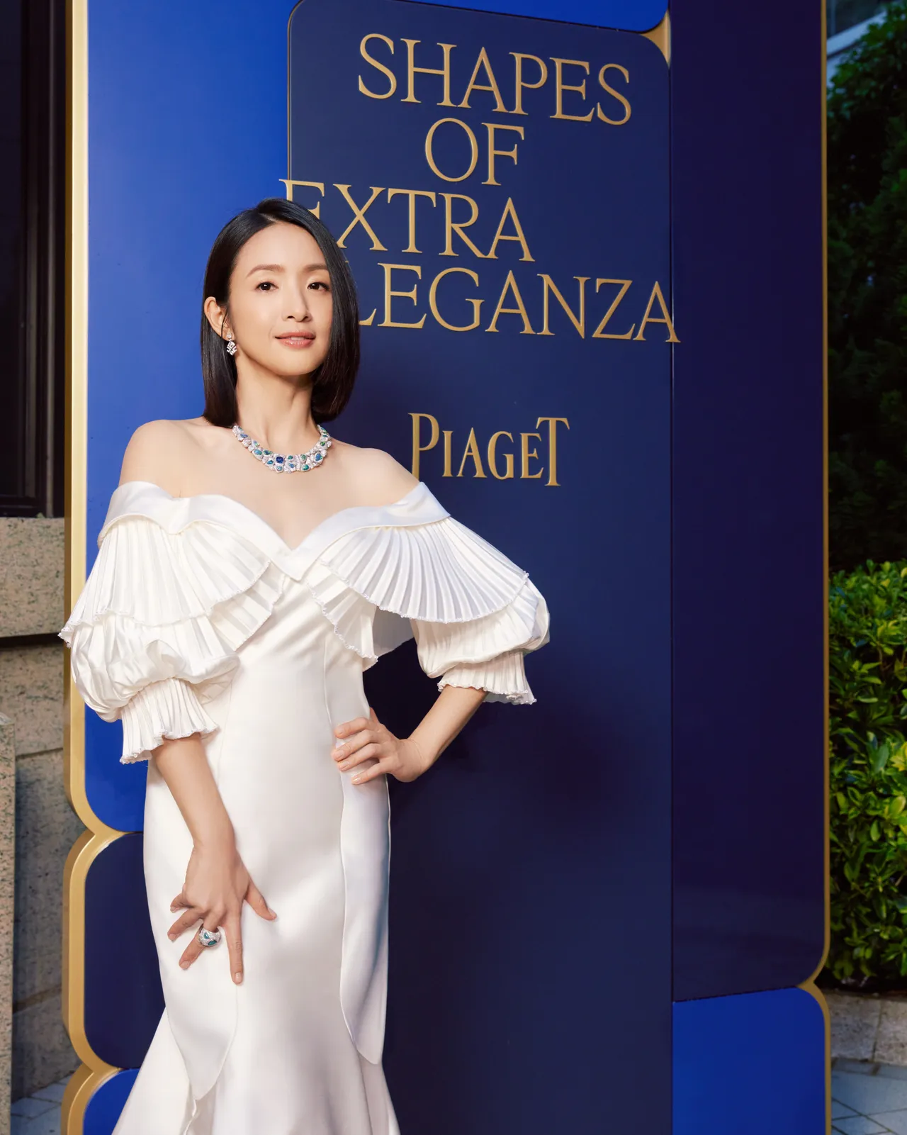 林依晨日前出席伯爵在香港举办的SHAPES of EXTRALEGANZA系列顶级珠宝展。品牌提供