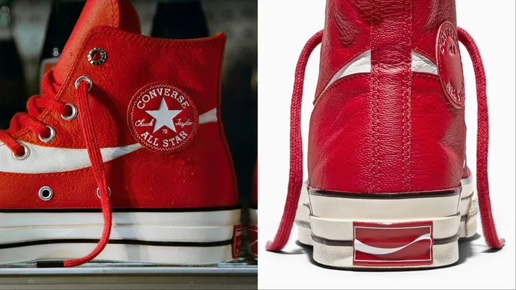 鞋內側的鞋標「Taylor」字樣處特別留白，邀請穿著者落筆。品牌提供