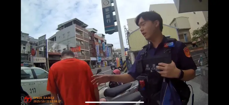 男子死不聽勸，員警氣到直接發毒誓「我說謊出門被車撞死」，黃男才醒悟被騙。民眾提供