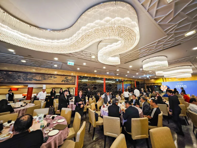 圓山大飯店金龍餐廳。田欣雲攝影