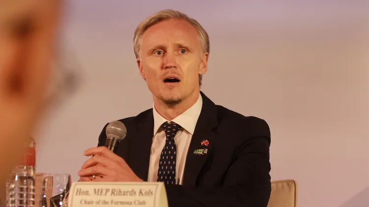 歐洲議會外交委員會議員柯理和（Rihards Kols）。記者葉家瑋攝