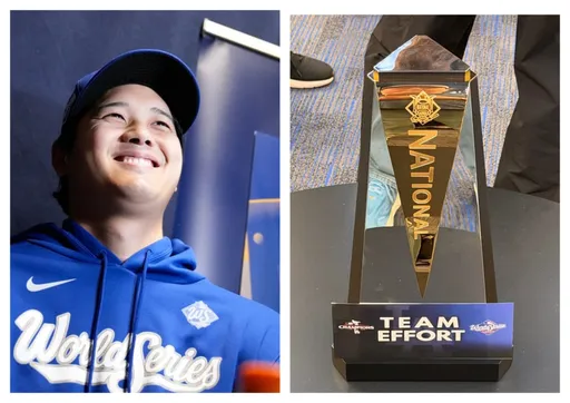 大谷翔平不认MVP!竟把奖杯上个人荣耀字样「遮掉」了