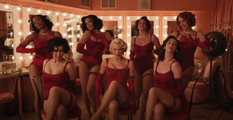 泰勒絲執導《The Fate of Ophelia》MV，變身瑪麗蓮夢露。翻攝MV