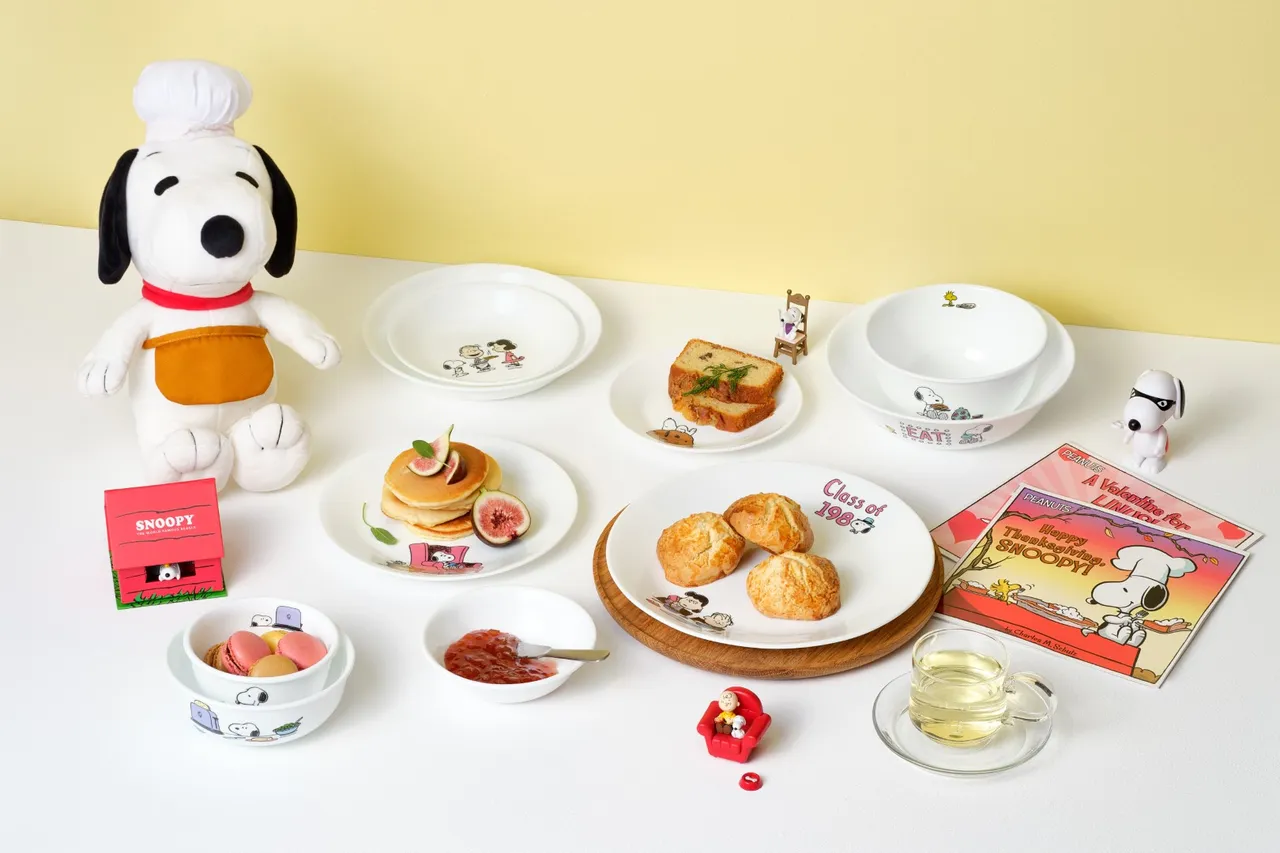 SNOOPY美味早午餐餐具系列。业者提供