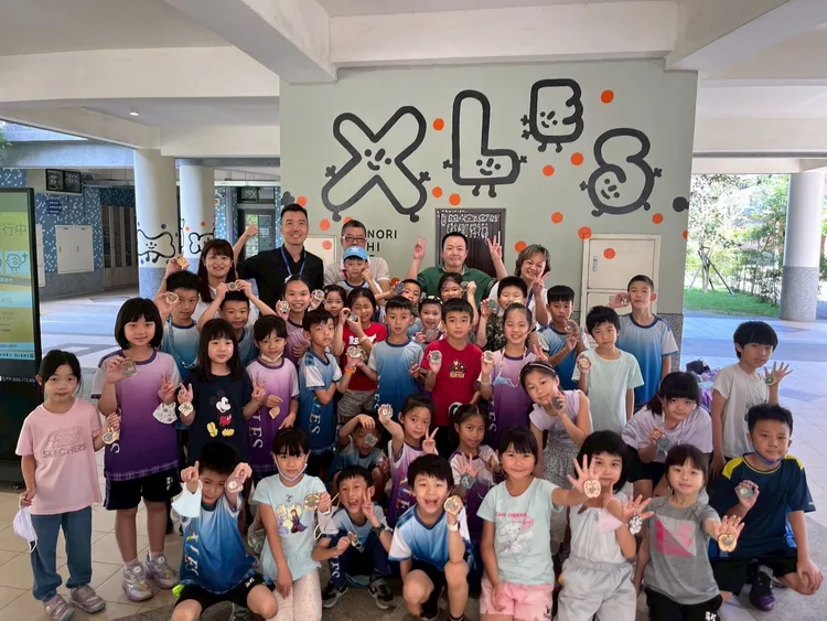 新林國小150位小學生獲益良多，發現創造的無限可能。校方提供