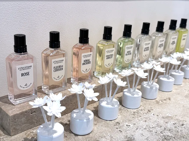 歐舒丹香氛系列。張家玲攝