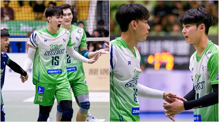 汪秉勳、蔡秉諺。連莊排球隊提供