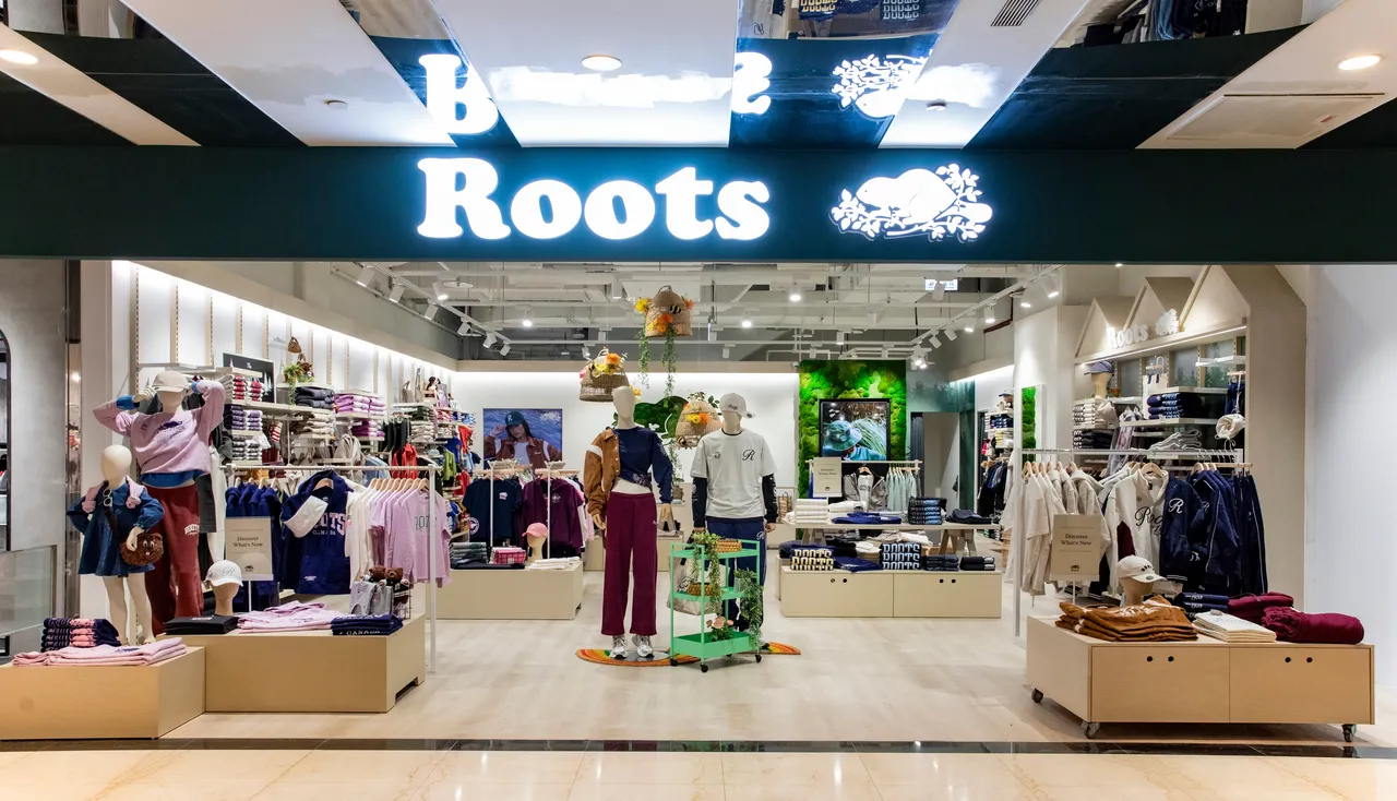 Roots近日进驻微风信义百货。品牌提供
