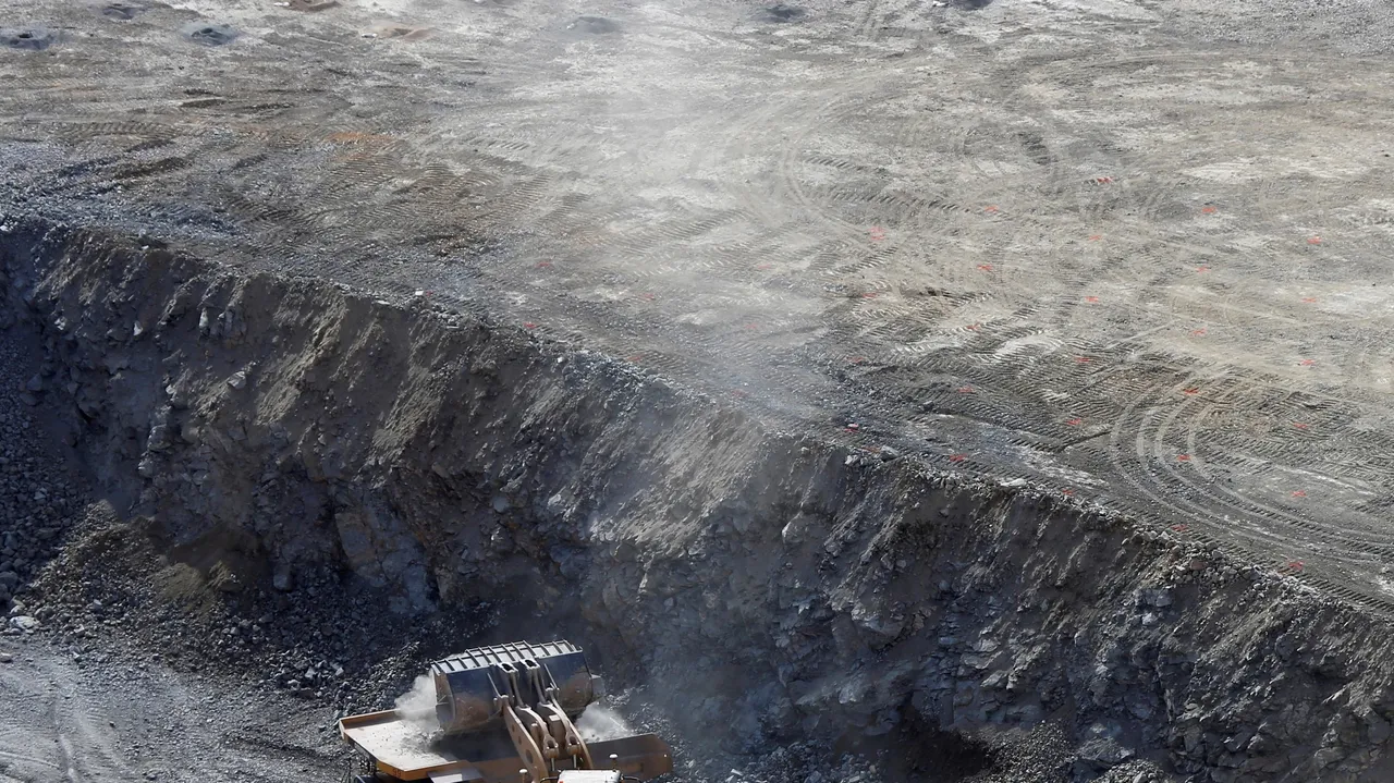 美国唯一稀土矿商MP Materials在加州的矿场。路透社