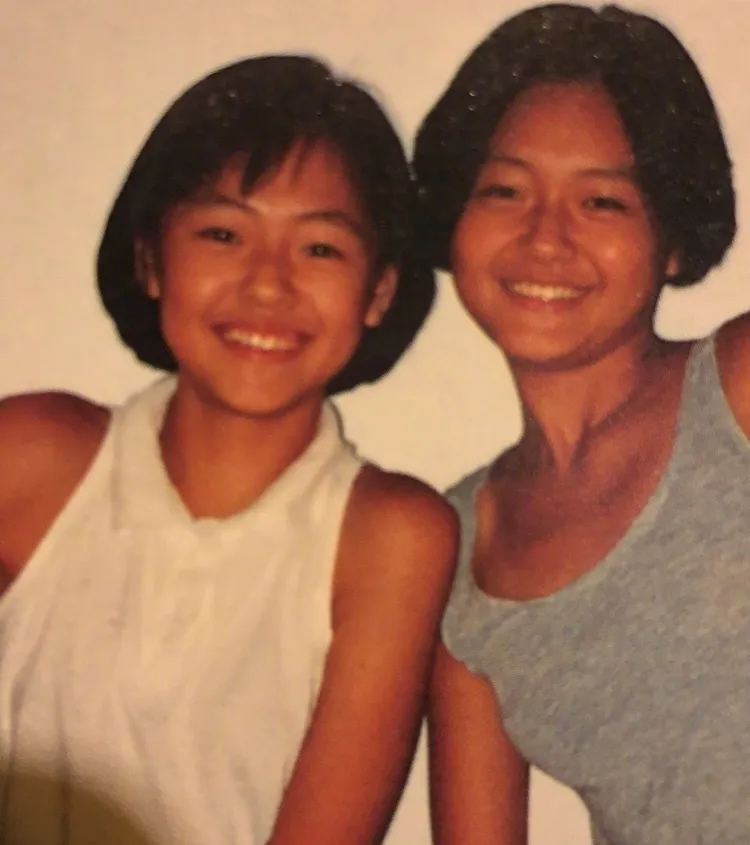 大小S也有小黑妞時期。翻攝大S微博