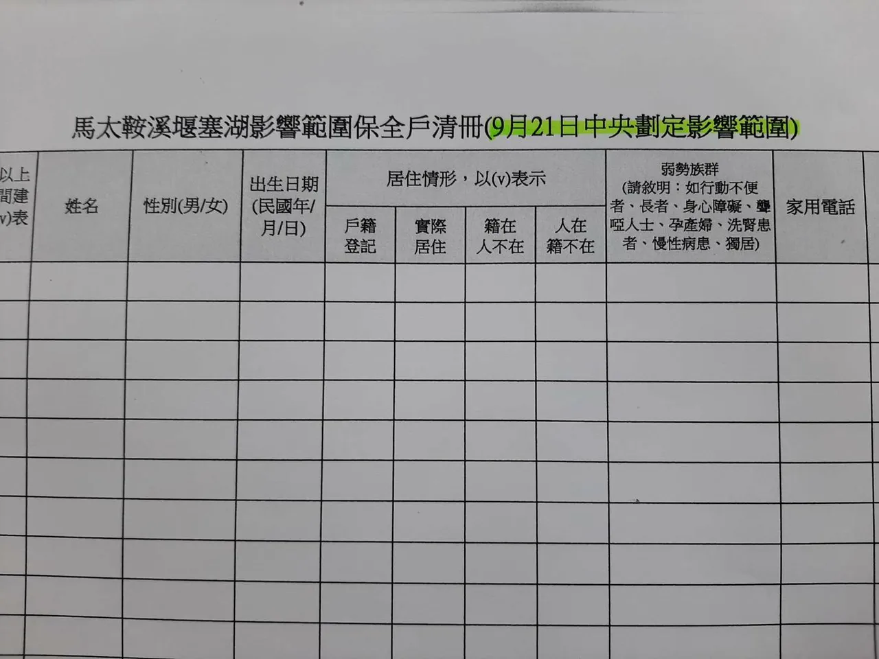 县府拿出文件澄清网路谣言。县府提供