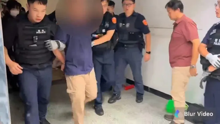 邱嫌被警方逮捕。民眾提供