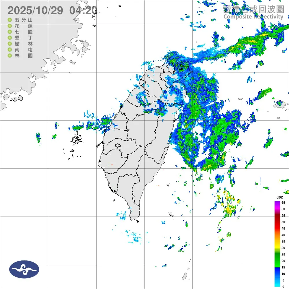 東北季風導致連日降雨,山區慎防坍方、落石及溪水暴漲。中央氣象署