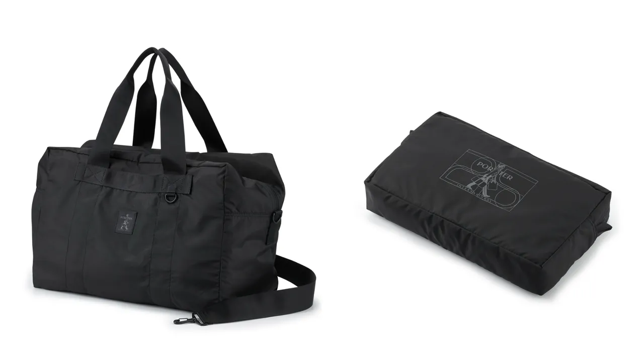 PORTER INTERNATIONAL 25周年旅行袋M/4650元、L/5150元。品牌提供