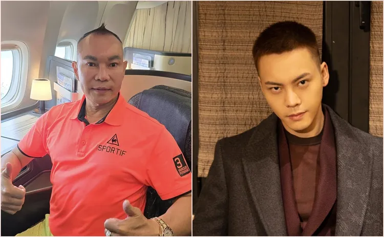 胡漢龑被認為撞臉陳偉霆。翻攝自胡漢龑、陳偉霆臉書