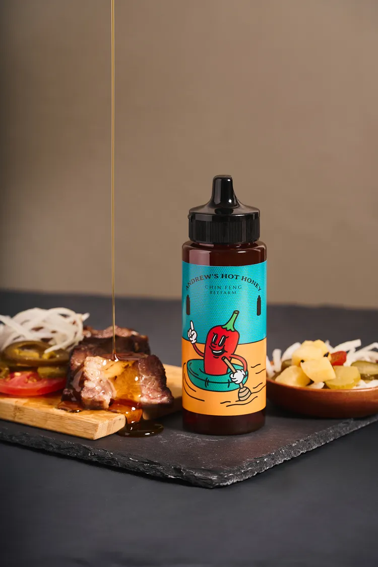 ANDREW’S HOT HONEY 安食辣蜂蜜獨特甜辣風味適用於各種食物。業者提供