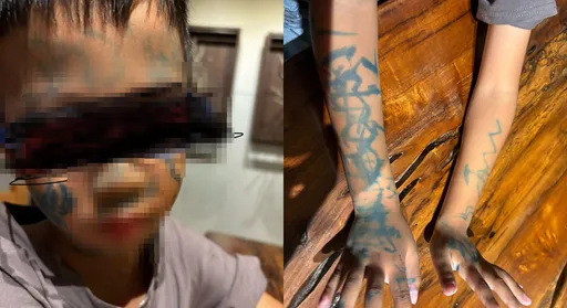 母忍泪控「儿被画大花脸」导师漠视!校方称他自己画的