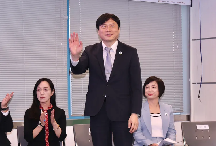 林國漳律師被民進黨提名參選宜蘭縣長。莊宗達攝