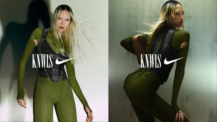 身為焦點的「Scythe 緊身馬甲」上，採用與Nike Flyknit鞋款相同的紗線製作。品牌提供