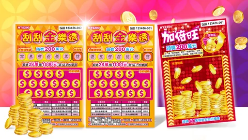 中秋拚手氣!2款小資刮刮樂登場 最高200萬帶回家