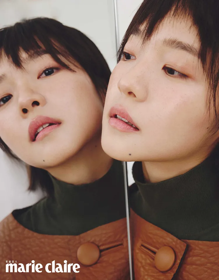 林廷憶拍攝《Marie Claire美麗佳人》封面。《Marie Claire美麗佳人》國際中文版提供