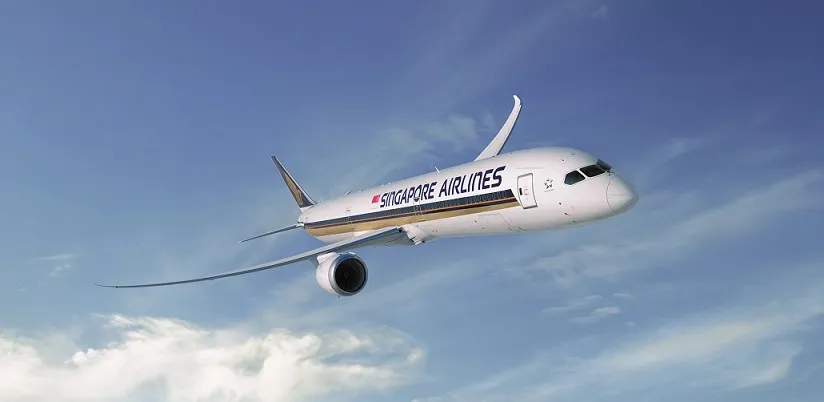 新加坡航空B787-10梦幻客机。新航提供