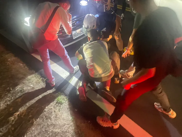 警方昨晚在新竹香山逮捕黎姓男大生。民眾提供