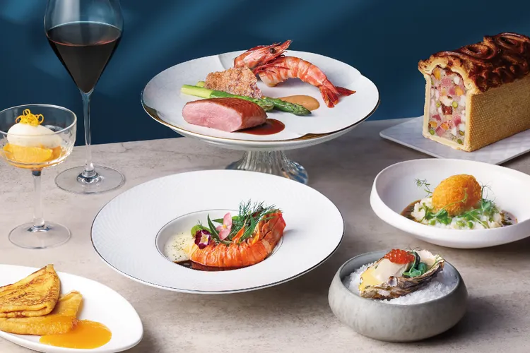夏慕尼聯名米其林餐廳推出三日限定菜單。業者提供