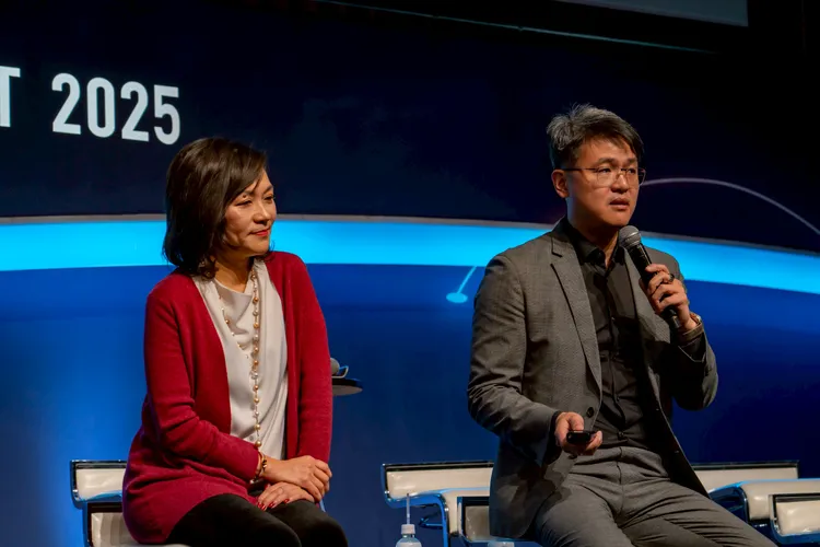 林東閔分享這項合作計劃展現各國的電信業將攜手合作，透過科技帶給熱愛旅遊的用戶更多的回饋與便利。趙筱文攝