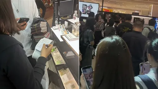 果然中國人!買不到南韓免稅香奈兒 大媽們圍店威脅「發到小紅書」