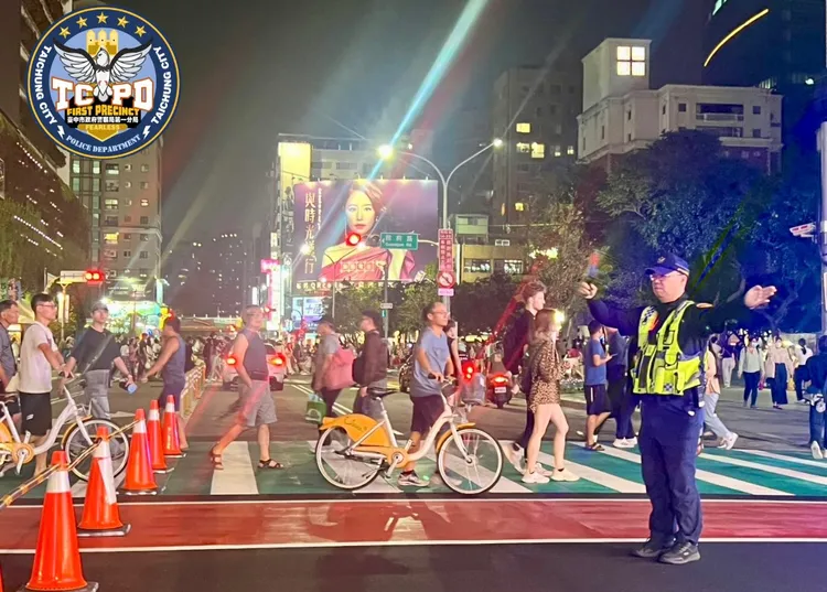 「鈴蘭通散步納涼會」將在10月25、26日於中區舉行，西區「台中爵士音樂節」尚未結束，警方針對2活動持續交通管制。翻攝畫面