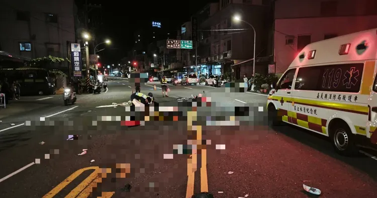 警方初步調查兩人均無酒駕，蘇女疑似無照。詳細肇事原因有待釐清。翻攝照片