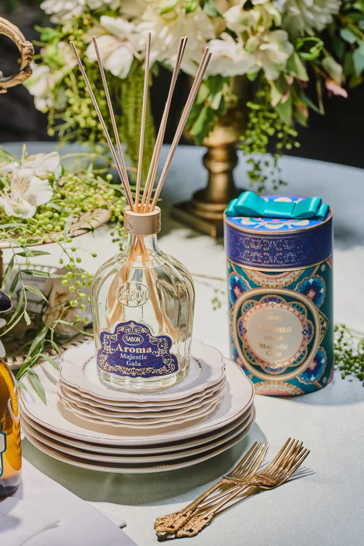 SABON流光夜宴典藏擴香組，450ml／3380元。品牌提供