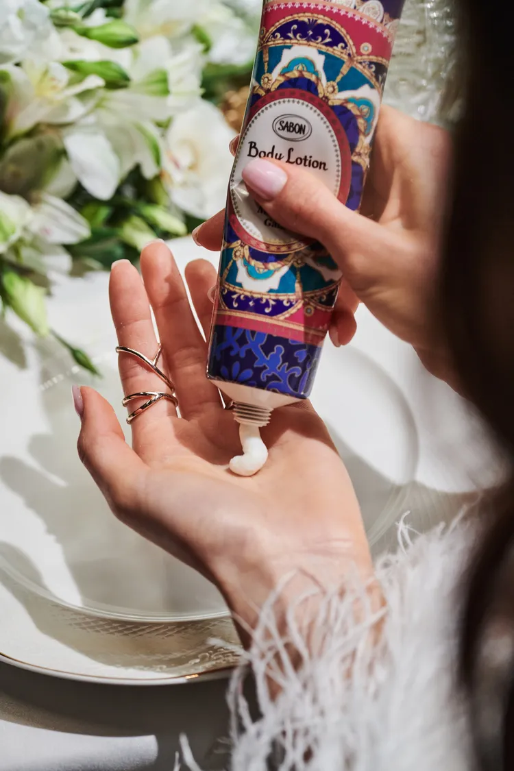 SABON流光夜宴身體乳液，150ml／1280元。品牌提供