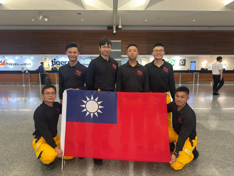 新北消防局6名種子教官赴東京研修，強化複合型災害應變處置能力。消防局提供