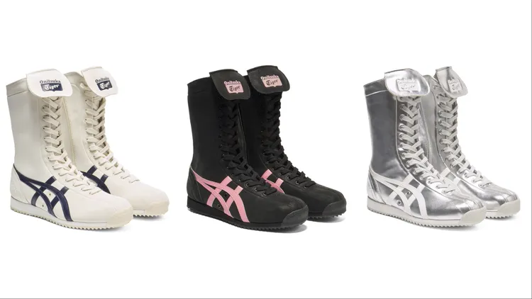 鬼塚虎MEXICO 66 BOXING拳擊鞋，各6880元。品牌提供