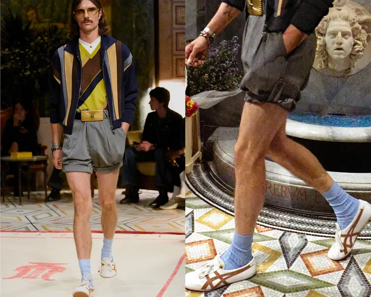 聯名休閒鞋則以鬼塚虎經典TAI-CHI鞋款為基礎。品牌提供